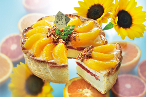 ~真夏のひまわり~ たっぷりオレンジのチーズタルト