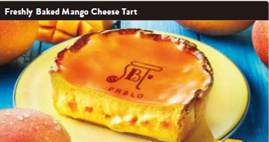 Freshly Baked Mango Cheese Tart