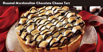Roasted Marshmallow Chocolate Cheese Tart