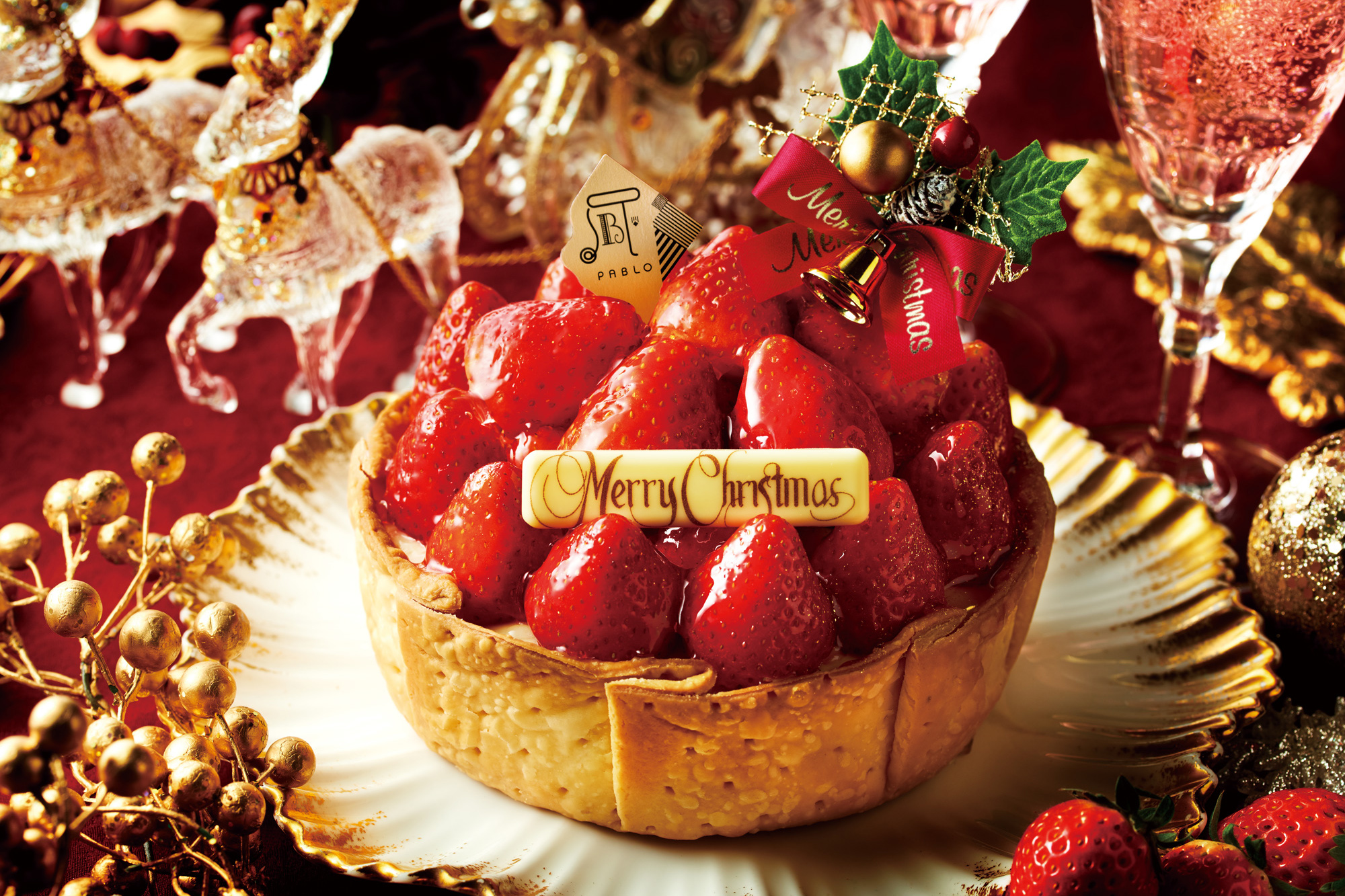 クリスマス限定！12月22日(金)『いちごの贅沢クリスマスチーズタルト』限定販売開始。